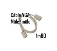 CABLING Adaptateur convertisseur HDMI VGA + Cable VGA M/M 1.8 mètres