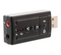 CABLING® Adaptateur De Carte Son Audio Externe Usb 7.1ch Virtuel 3d Pour Pc Portable G