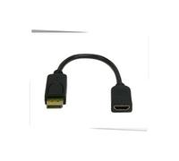 CABLING Adaptateur Displayport/HDMI Male/Femelle + cordon HDMi M/M 5 mètres