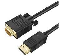 Cabling®câble adaptateur displayport vers vga,haute qualité 1,8m, 1080p, mâle vers mâle G