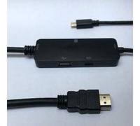 CABLING® Câble Adaptateur USB-C vers HDMI, Type-C vers HDMI avec USB Port, Lecteur de Carte SD & TF Carte 2M