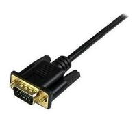 Cabling® câble convertisseur vidéo hdmi vers vga 1080p pour ordinateur portable dvd, 2m, couleur noir