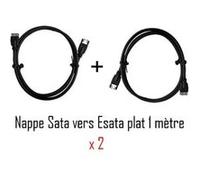 CABLING® Câble eSATA-SATA 1 mètre qualité premium x 2