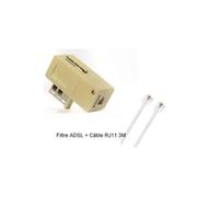 CABLING Filtre ADLS pour téléphone France Telecom + Câble RJ11 3 M
