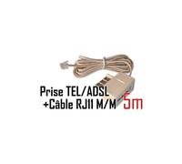 CABLING Filtre ADLS pour téléphone France Telecom + Câble RJ11 5 M