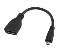 CABLING® Micro HDMI mâle vers HDMI femelle Adaptateur câble court
