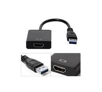 CABLING USB 3.0 vers HDMI adaptateur USB male vers HDMI femelle co,vertisseur pour pc, ordinateur, pc portable USB vers écran, moniteur, HDTV,