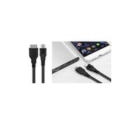 CABLING USB 3.1 type C mâle vers USB 3.0 Micro B mâle - 2m noir