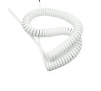 Cabluandry Câble électrique extensible en spirale à 2 conducteurs, 9 mètres, en polyuréthane souple et résistant à la chaleur Câble élastique(0.1mm2 28AWG)