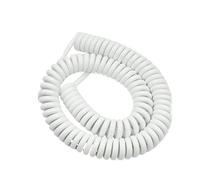 Cabluandry Câble électrique spiralé télescopique en cuivre à plusieurs brins, 0,3 mm², 22 AWG, 9 mètres Câble élastique(2 Cores)