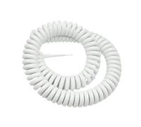 Cabluandry Câble spiralé 0,3 mm², 22 AWG, extensible sur 4 mètres, en polyuréthane extensible, robuste, multibrins Câble élastique(4 Cores)