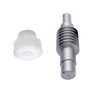 Cabluandry Engrenage à vis sans fin en acier, Module 0.8, 40 dents, trou intérieur de 5mm, 0.8M, 40T, Turbine étagée POM, engrenage à vis sans fin, 41mm, 53mm Position(41mm)