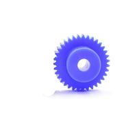 Cabluandry Engrenage à vis sans fin en Nylon bleu, trou intérieur de 8mm, 1 Module 20 dents 25T 30T 35T 40T 50T 60T 80 dents, engrenage de Turbine M4, pignon à vis, 1 pièce Position(30T)