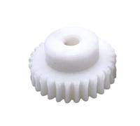 Cabluandry Engrenage à vis sans fin en plastique POM, 1 pièce, 1 Module, trou intérieur de 4mm 6mm, 1M 10T 15T 20T 25T 30T 35T 40T, Turbine étagée à 50 dents Position(50T)