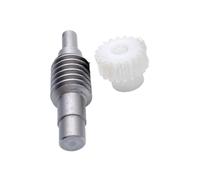 Cabluandry Engrenage à vis sans fin POM, Module 0.8, 20 dents, 41mm 53mm, tige à vis sans fin en acier, trou intérieur de 5mm, 0.8M, 20T, Turbine, 1 jeu Position(53mm)