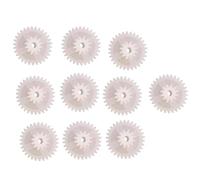 Cabluandry Engrenage Double couche 30122B, Module 0.5, 12 dents, 30 dents, pignon en plastique de 7.1mm d'épaisseur, engrenage d'arbre à ajustement ample de 2mm, 10 pièces Position