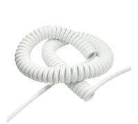 Cabluandry Fil électrique spiralé 0,3 mm² 22 AWG extensible 5 mètres PU flexible for l'extérieur Câble élastique(4 Cores)