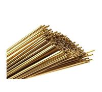 Cabluandry Lot de 24 tubes de perles géométriques en laiton brut de 2,5 mm, tailles: 30mm, 350mm, 400mm Creux