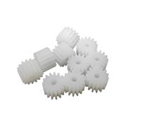 Cabluandry Petit engrenage en plastique 5.5x5mm 92A, 20 pièces, 0.5M 9T 2mm, arbre à ajustement serré, pignon de moteur, Module 0.5, pignon plat à 9 dents Position
