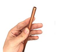 Cabluandry Tube rond creux en cuivre droit de 100 mm for la construction de stylos de soudage par points et de lampadaires Creux(20mmx10mmx100mm)