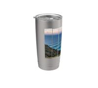 Cabo da Roca au Portugal avec souvenir de Praia da Ursa Gobelet isotherme en acier inoxydable double paroi
