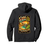 Cabo de Gata Espagne, Design Vintage Côte Méditerranéenne Sweat à Capuche