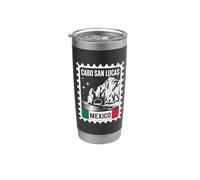 Cabo San Lucas Mexico Timbre-poste souvenir de voyage Gobelet isotherme en acier inoxydable double paroi