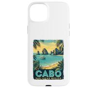 Cabo San Lucas Mexico - Vacances de Plage rétro Coque pour iPhone 15 Plus