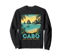 Cabo San Lucas Mexico - Vacances de Plage rétro Sweatshirt
