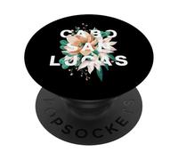 Cabo San Lucas Motif Floral Tropical Mexico Beach Vibes PopSockets PopGrip Adhésif