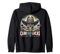 Cabo San Lucas Sugar Skull Cabo Mexico Souvenirs Californie Sweat à Capuche