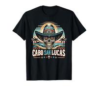 Cabo San Lucas Sugar Skull Cabo Mexico Souvenirs Californie T-Shirt