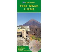 Cabo Verde: Fogo, Brava 1 : 50000 (Carte de randonnée et de loisirs du Cap-Vert)