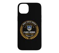 Cabo Verde Morabeza Sodade Heritage Crest 1975 Coque pour iPhone 14 Plus