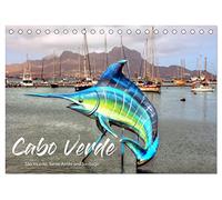 Cabo Verde - Sao Vicente, Santo Antao und Santiago (Tischkalender 2026 DIN A5 quer), CALVENDO Monatskalender: Phantastische Inselwelt vor der ... weißen Traumstränden und kreolischer Kultur.