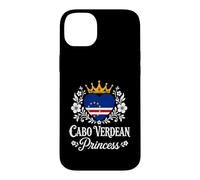 Cabo Verdean Princess Cabo Verde Flag Cabo Verdean Girl Coque pour iPhone 14 Plus