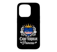 Cabo Verdean Princess Cabo Verde Flag Cabo Verdean Girl Coque pour iPhone 15 Pro