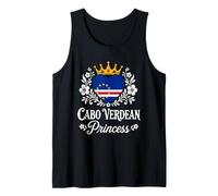 Cabo Verdean Princess Cabo Verde Flag Cabo Verdean Girl Débardeur