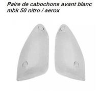 Cabochon clignotant avant transparent Générique pour scooter MBK 50 Nitro