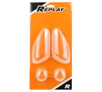 Kit Cabochon de clignotant AV AR à clips Replay pour scooter Yamaha 50 Aerox