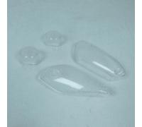 Cabochon De Clignotant Blanc Av Ar A Clips Replay Pour Scooter Mbk 50 Nitro