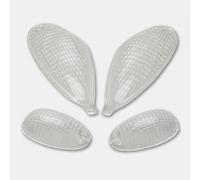 Cabochon De Clignotant One Pour Scooter Piaggio 50 Nrg Transparent Neuf