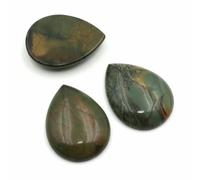 Cabochon en forme de goutte d'eau, 30 x 40 mm, pierre naturelle d'améthyste, pour bijoux, pendentifs, boucles d'oreilles, broches, accessoire de décora