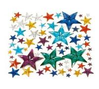 Folia Bringmann Folia 1243 - Strass étoiles, 350, Couleurs Assorties