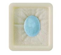 Cabochon ovale en aigue-marine naturelle de 55Carat, calibré, pierre précieuse en vrac, pierre de naissance pour la guérison des chakras, signe du zodiaque Poissons, astronomie et astrologie, 29 Carat