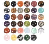 Cabochon ovale rond de cabochon de pierre gemme multicolore de lot en gros pour la fabrication de bijoux, Pierre