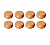 Cabochons D’agate Ronde 0, 4cm en Pierre de Cornaline, 20 Pièces | Finition Demi-sphère à Base Plate, pour Dessin et Loisirs Créatifs, Usage Décoratif sur Image ou Horloge