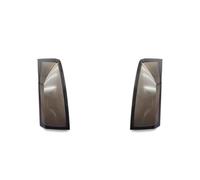 Cabochons Feux Arrière Compatible Avec Cadillac Pour ATS Pour ATS-L 2013-2017 Coque Feu Arrière Remplacement Du Cache L'abat-jour(Gray,A Piar)