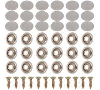 CABODYALS 20 pièce de Rivets à Pression Universels Gris à Grille pour Toit de Voiture Fixation en Plastique Kit de Réparation de Boutons Pression pour Garniture de Toit de Voiture pour la Fixation de