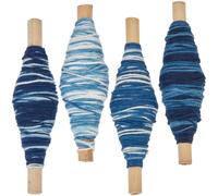 CABODYALS 4 rouleau de Fil Sashiko Bleu 4M 140 couleurs Coton à Broder Japonais pour Patchwork Point de Croix Bracelets D'Amitié Kit en Vrac pour Couture à la Main Réparation de Bracelets et Loisirs C